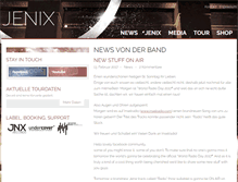 Tablet Screenshot of jenix.de